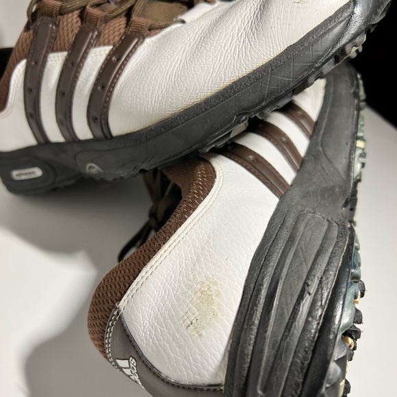 Adidas Men’s Size 10 Brown & White Adiprene SBT Golf Shoes - Picture 5 of 8
